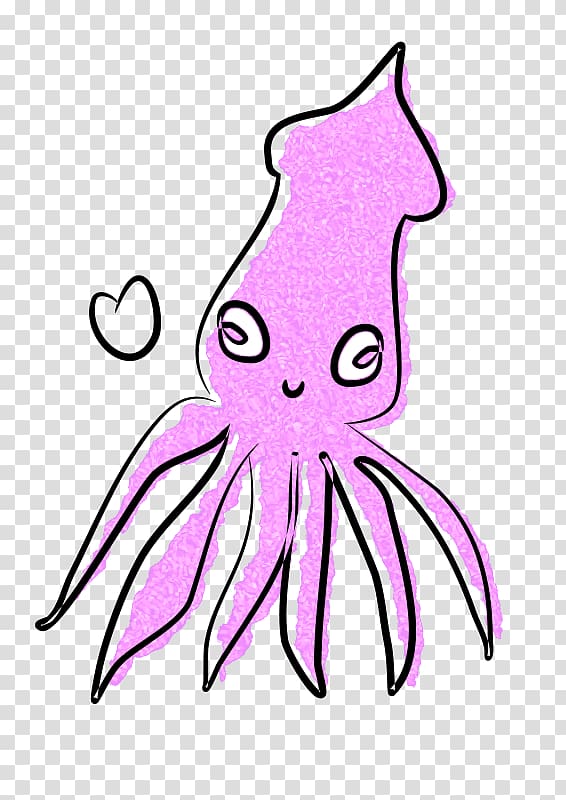 Squid graphics Cartoon , cartoon squid transparent background PNG clipart