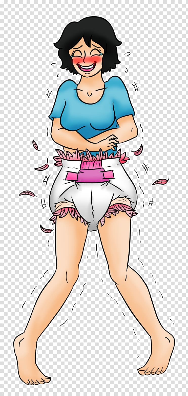 Diaper Catgirl Tickling Anime, diapers transparent background PNG clipart