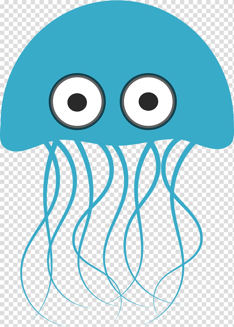 Blue jellyfish Ocean , others transparent background PNG clipart