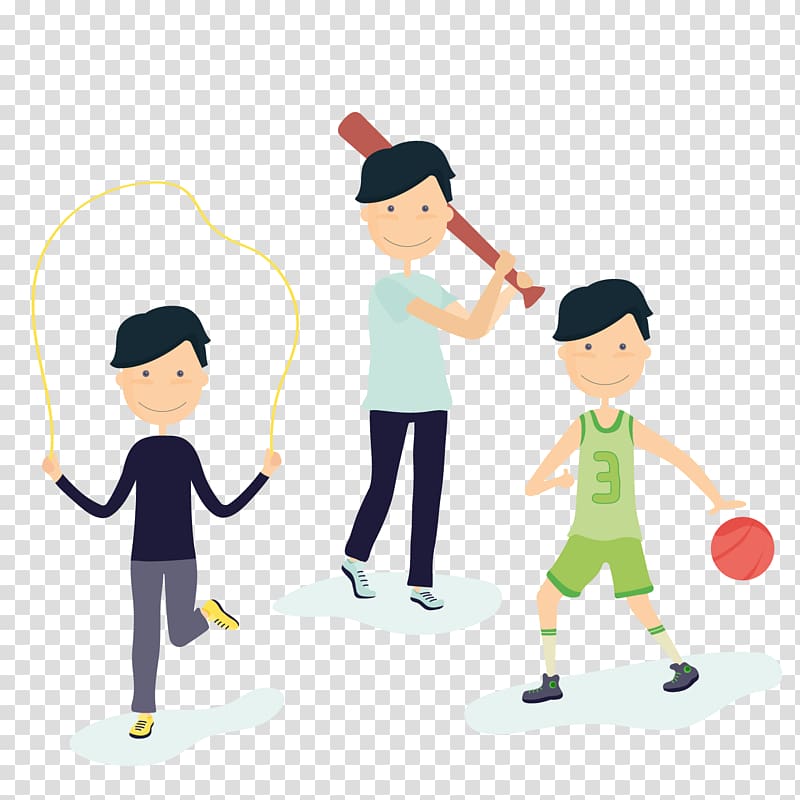 Cartoon Sport Adobe Illustrator, Cartoon man transparent background PNG clipart