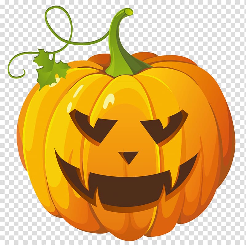 Jack-o-lantern illustration, Pumpkin Halloween transparent background PNG clipart