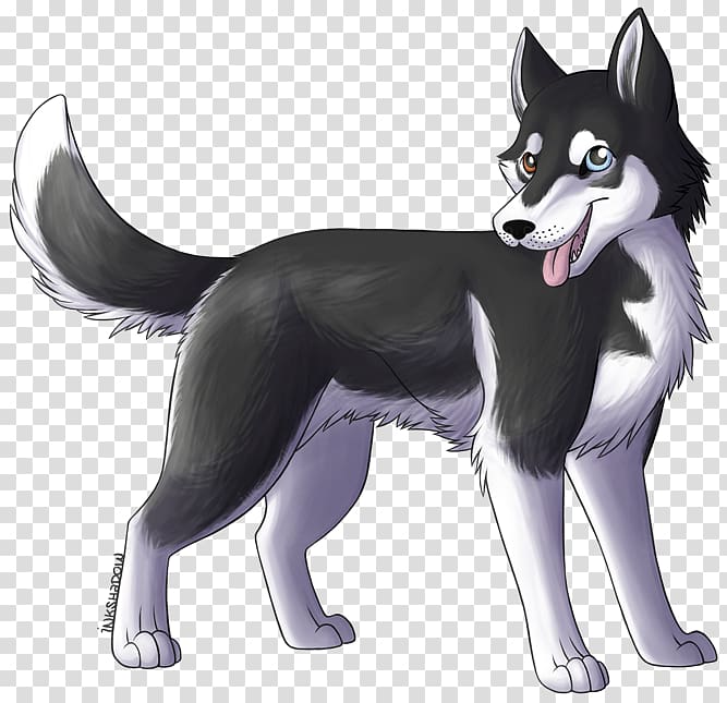 Adorable purple husky | Anime wolf drawing, Anime wolf, Anime