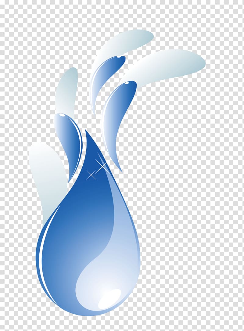 water droplet illustration, Blue water drops transparent background PNG clipart