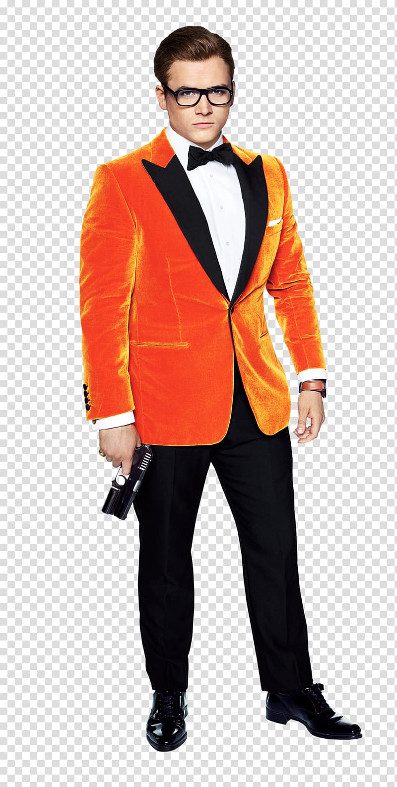 Taron Egerton Kingsman: The Golden Circle Gary 'Eggsy' Unwin Kingsman Film Series Tuxedo, jacket transparent background PNG clipart
