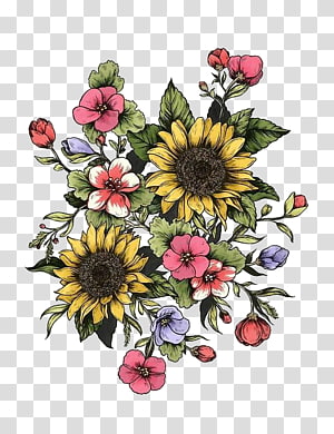 Drawing Flower Watercolor painting Art Sketch, flower transparent background PNG clipart thumbnail