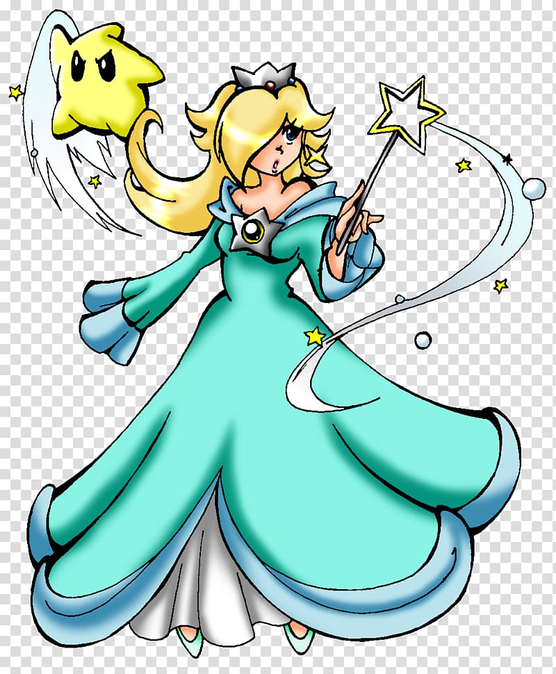 Rosalina Princess Daisy Princess Peach Illustration, mario transparent background PNG clipart