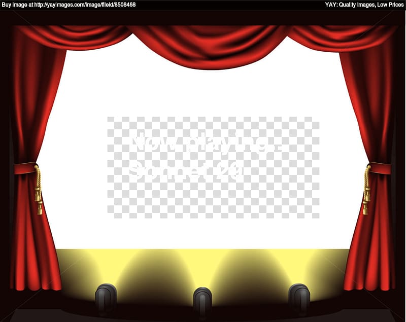 now playing sonnet 29 text, Stage lighting Stage lighting Theater drapes and stage curtains, Theater Award transparent background PNG clipart