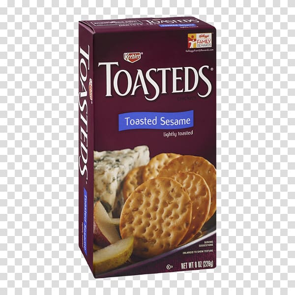 Keebler Toasteds Toasted Sesame Crackers Keebler Toasteds Harvest Wheat Crackers Water biscuit, toast transparent background PNG clipart