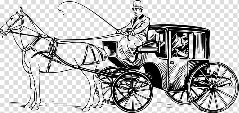 Carriage Transport Horse and buggy Brougham, horse transparent background PNG clipart
