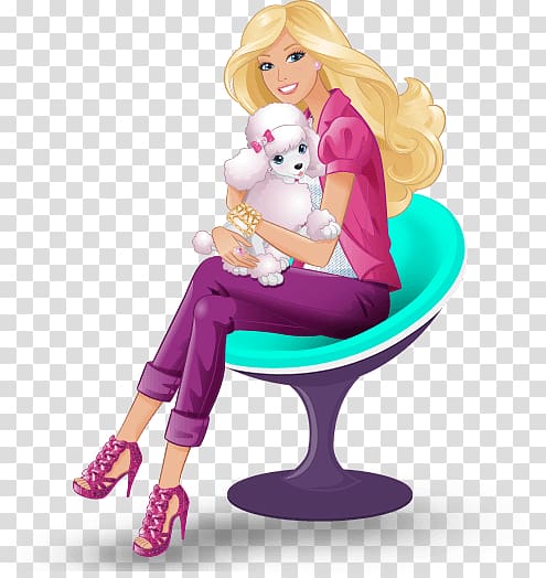 Barbie transparent background PNG clipart