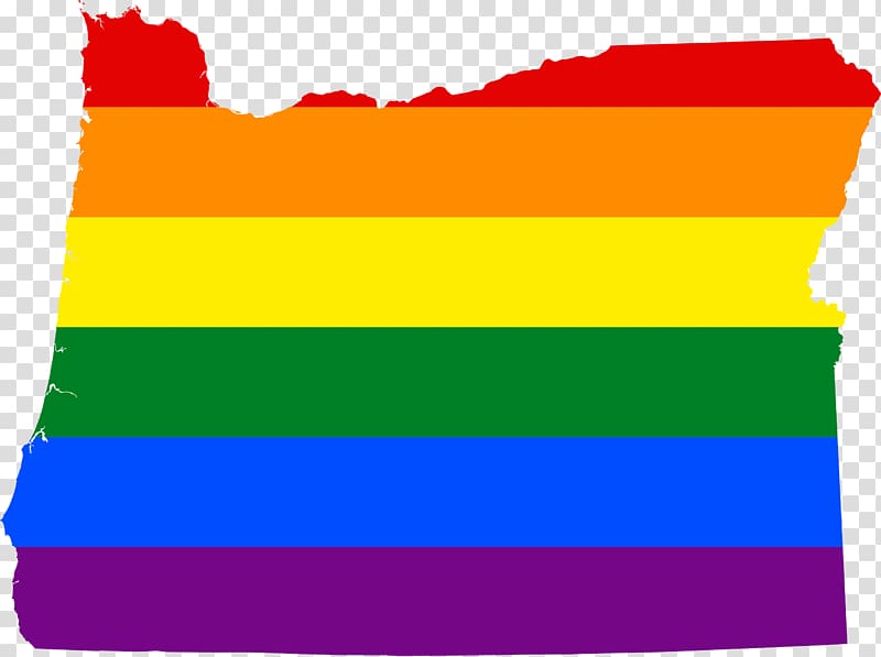 Rainbow flag LGBT Gay pride Same-sex marriage Oregon, oregon transparent background PNG clipart