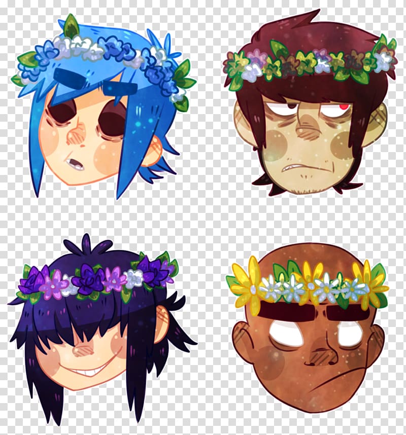 2-D Noodle Gorillaz Art Murdoc Niccals, murdoc transparent background PNG clipart