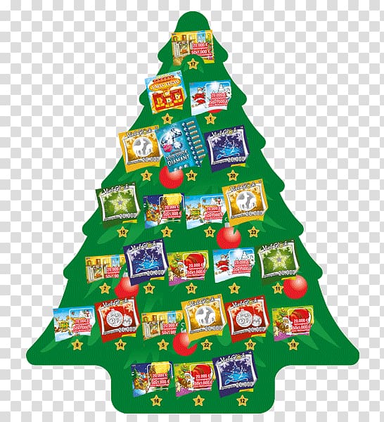 Christmas tree Scratchcard Advent Calendars, christmas tree transparent background PNG clipart