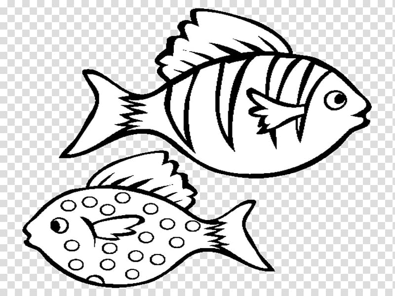 Drawing Coloring book Fish Sketch, fish transparent background PNG clipart