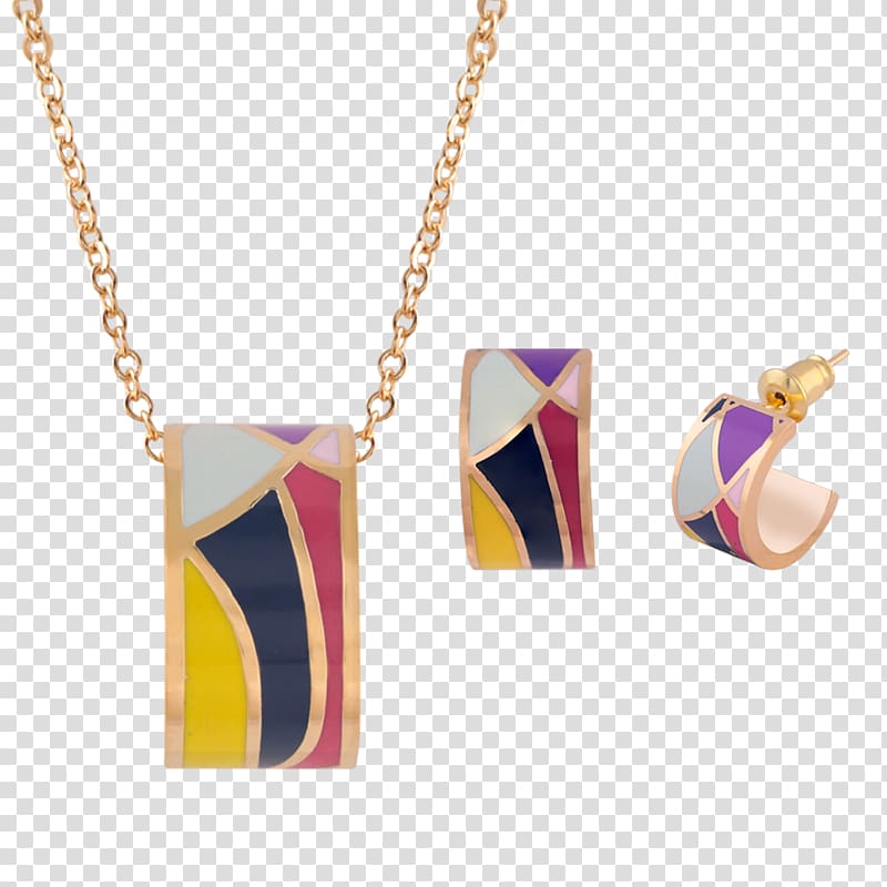 Necklace Figaro chain Jewellery Charms & Pendants Gold, glass Gold transparent background PNG clipart