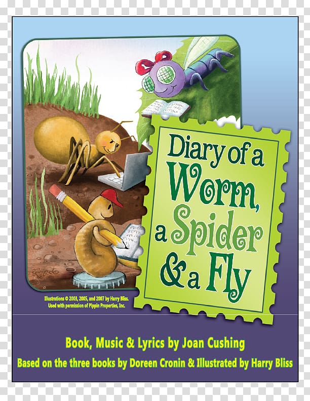Diary of a Worm, a Spider and a Fly Diary of a Spider Wichita Center for Performing Arts Diary of a Fly, spider transparent background PNG clipart