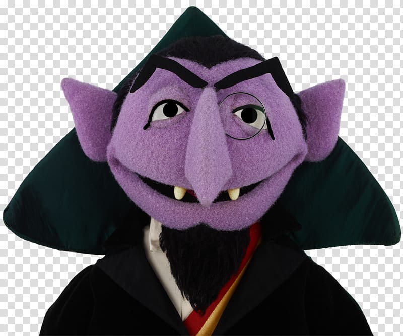 Dracula from Sesame Street, Count von Count Elmo Sesame Street characters Count Dracula Vampire, sesame transparent background PNG clipart