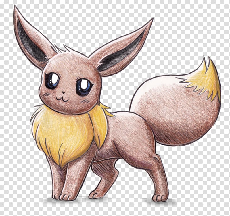 Eevee Drawing Cuteness Pokémon, pokemon transparent background PNG clipart