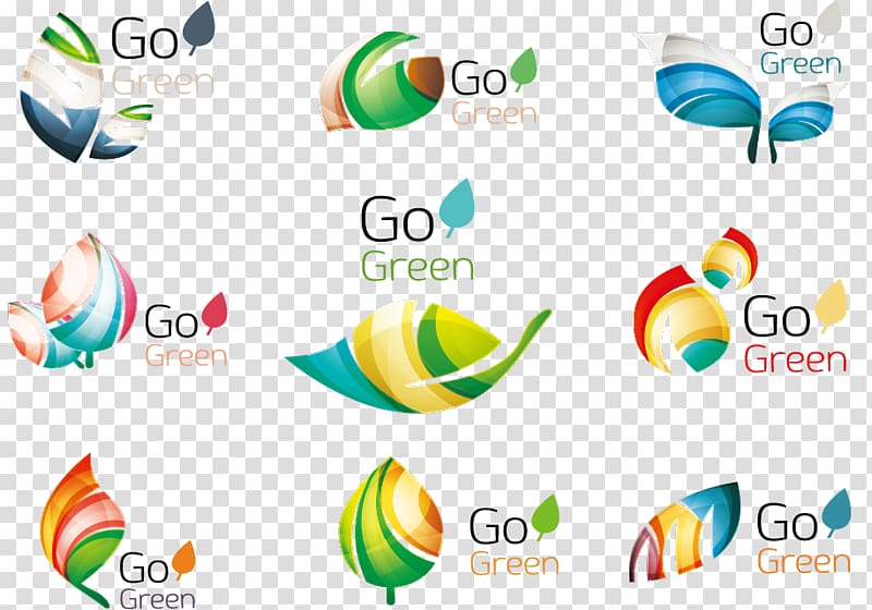 Creative geometric LOGO trademark Daquan transparent background PNG clipart