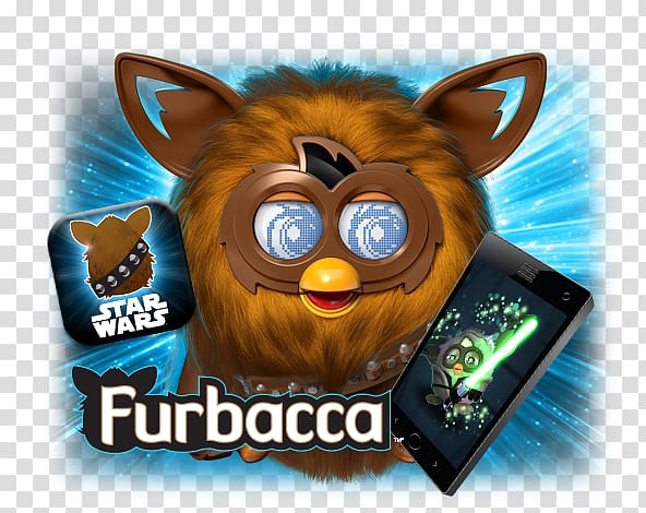 Furby Chewbacca Star Wars Toy Hasbro, Trivial Pursuit transparent background PNG clipart