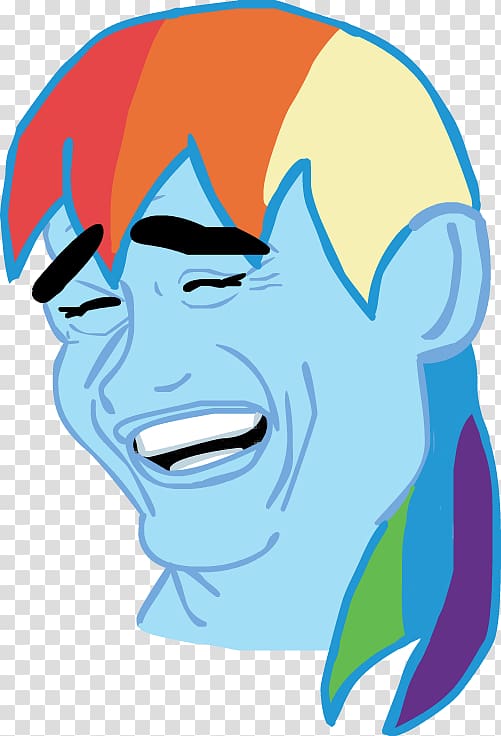 Rainbow Dash Applejack Pony Internet meme Know Your Meme, Yao Ming Meme Face transparent background PNG clipart