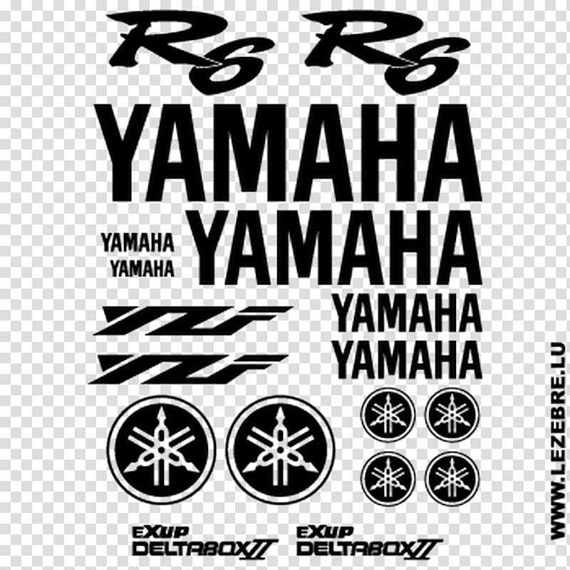 Yamaha YZF-R1 Logo Brand Yamaha Motor Company Sticker, decal yamaha transparent background PNG clipart