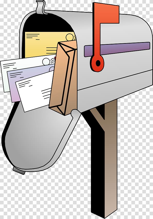 mail box with letter clip art