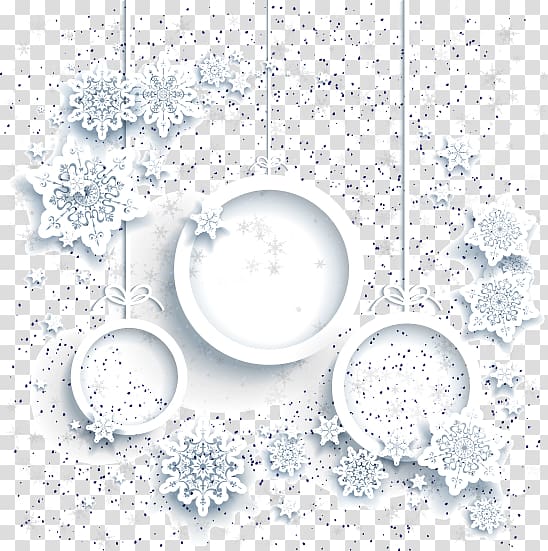 Christmas card Snowflake White Christmas, Literary beautiful white Christmas card element transparent background PNG clipart