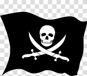 Piracy Jolly Roger Logo PNG, Clipart, Black And White, Brand, Calico Jack,  Computer Icons, Decal Free