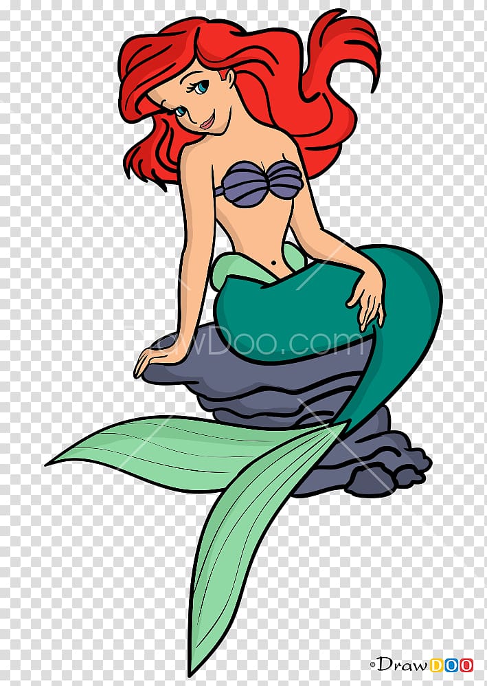 Mermaid Ariel Drawing Illustration Draw So Cute, Mermaid transparent background PNG clipart