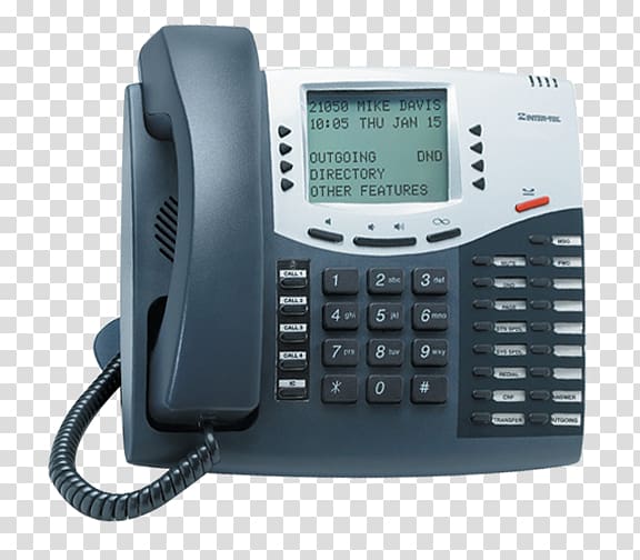 Telephone Handset VoIP phone Caller ID Answering Machines, systems administrator transparent background PNG clipart