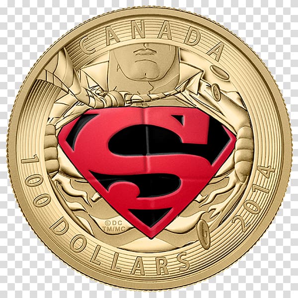 Superman The Coin Shoppe Royal Canadian Mint Comic book, superman transparent background PNG clipart