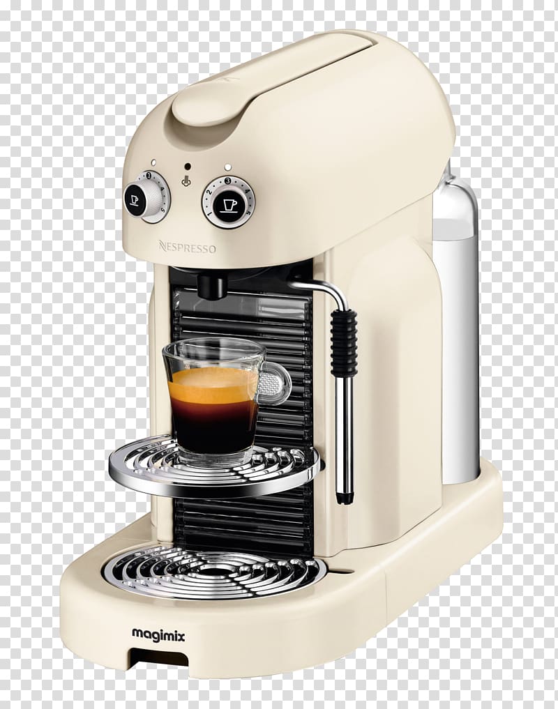 Magimix Nespresso M 400 Maestria Espresso Machine, Ivory Coffeemaker Espresso Machines, nespresso transparent background PNG clipart