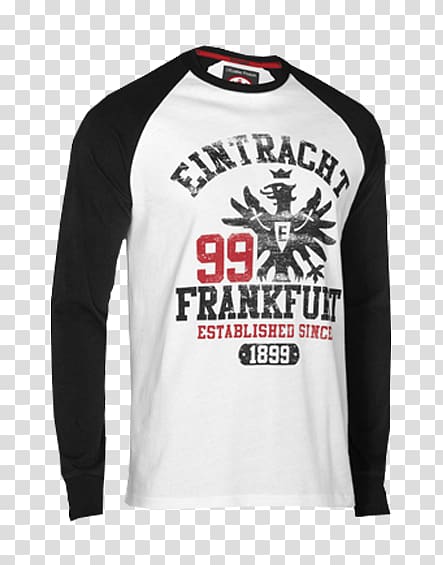T-shirt Sleeve Nike Eintracht Frankfurt Home Club, garment printing design transparent background PNG clipart