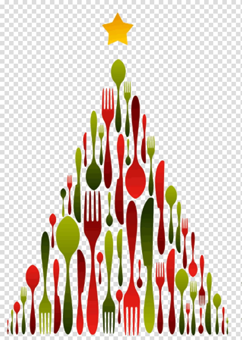 Wedding invitation Christmas dinner Christmas tree, christmas cover transparent background PNG clipart