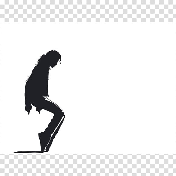 Stencil Silhouette Music Moonwalk, Silhouette transparent background PNG clipart
