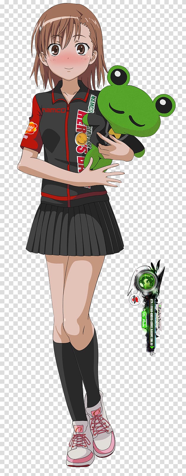 Mikoto Misaka A Certain Scientific Railgun A Certain Magical Index Anime, short skirt transparent background PNG clipart