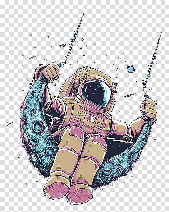 astronaut transparent background PNG clipart