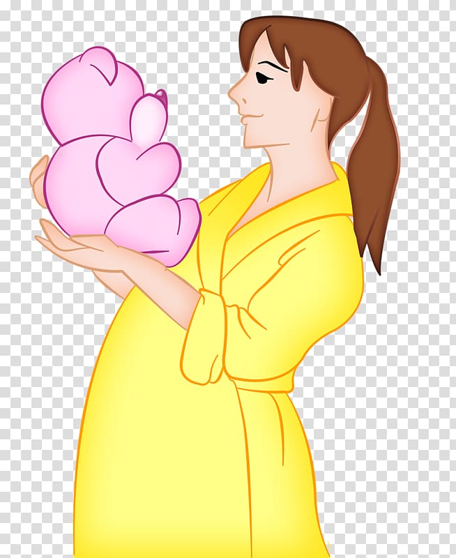 Drawing Cartoon Illustration, Cartoon pregnant and bear transparent background PNG clipart