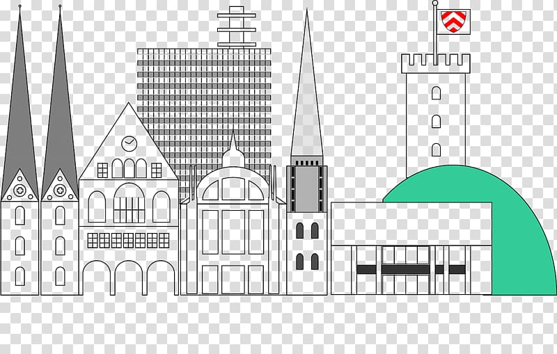 Bielefeld Panorama Architecture, building transparent background PNG clipart