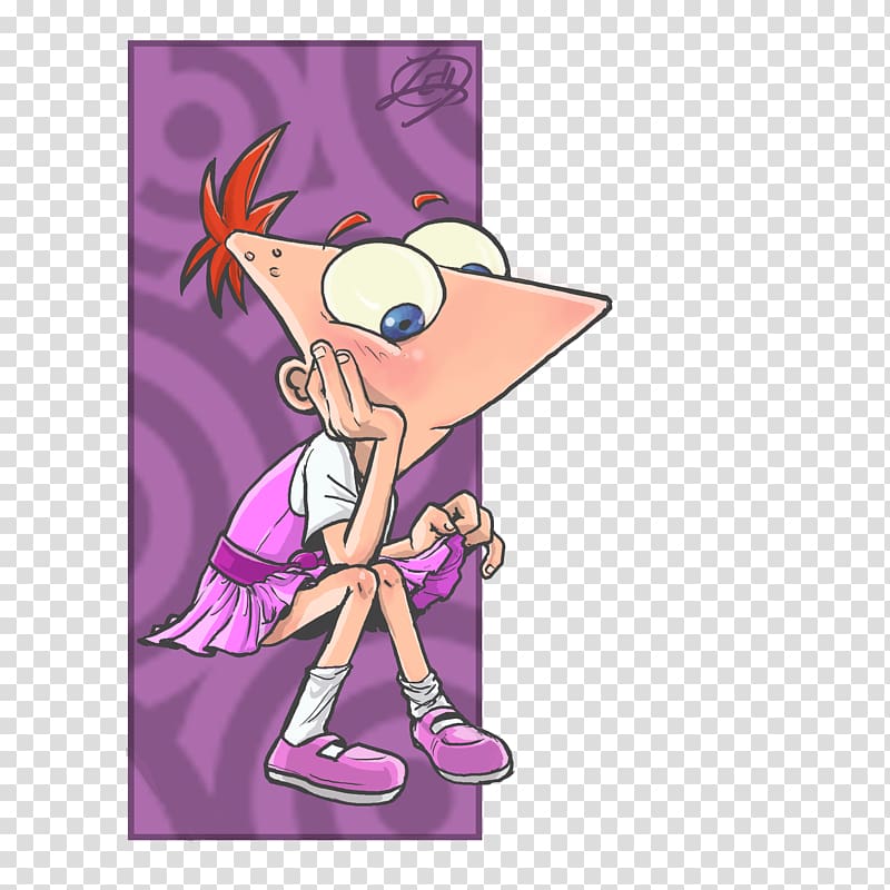 Phineas Flynn Ferb Fletcher Animation Cross-dressing Cartoon, Animation transparent background PNG clipart