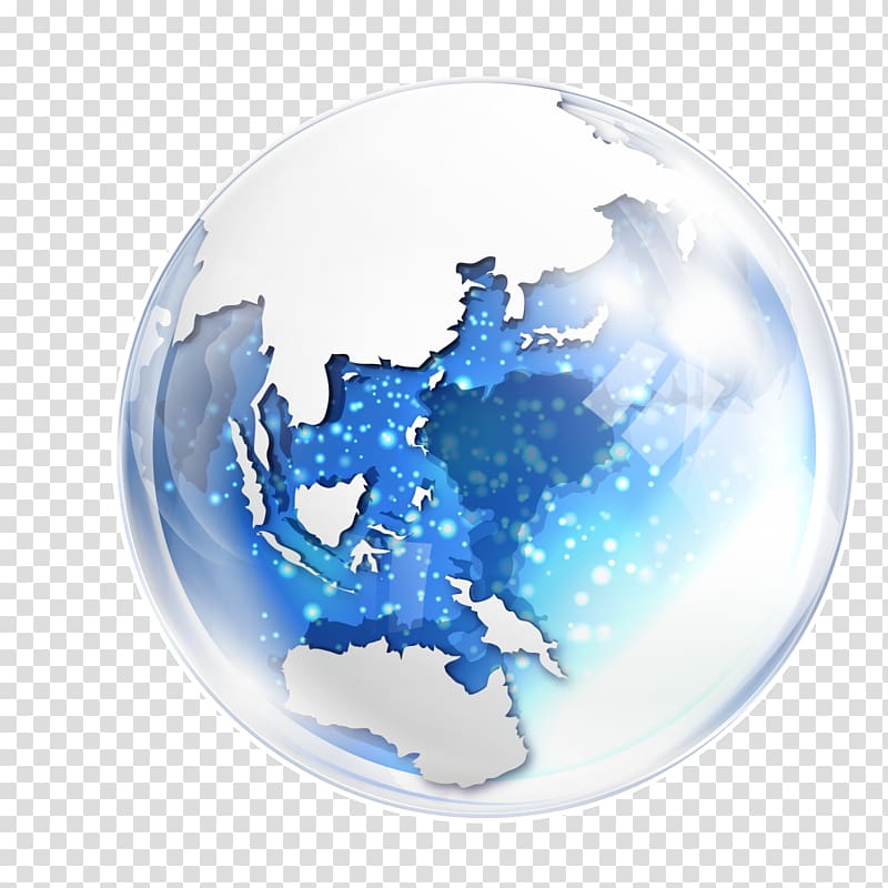 Earth materials Quartz, Crystal Globe transparent background PNG clipart