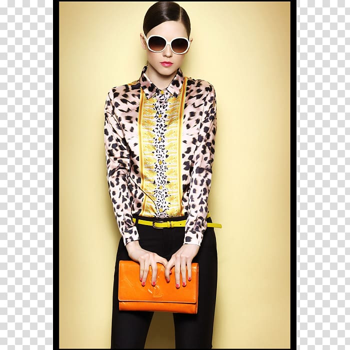 Blouse Animal print Fashion Leopard Collar, others transparent background PNG clipart