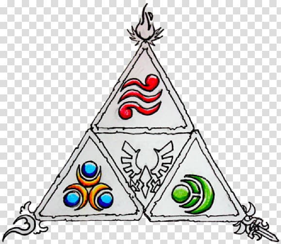 Triforce Drawing Sketch, tribal tattoo transparent background PNG clipart