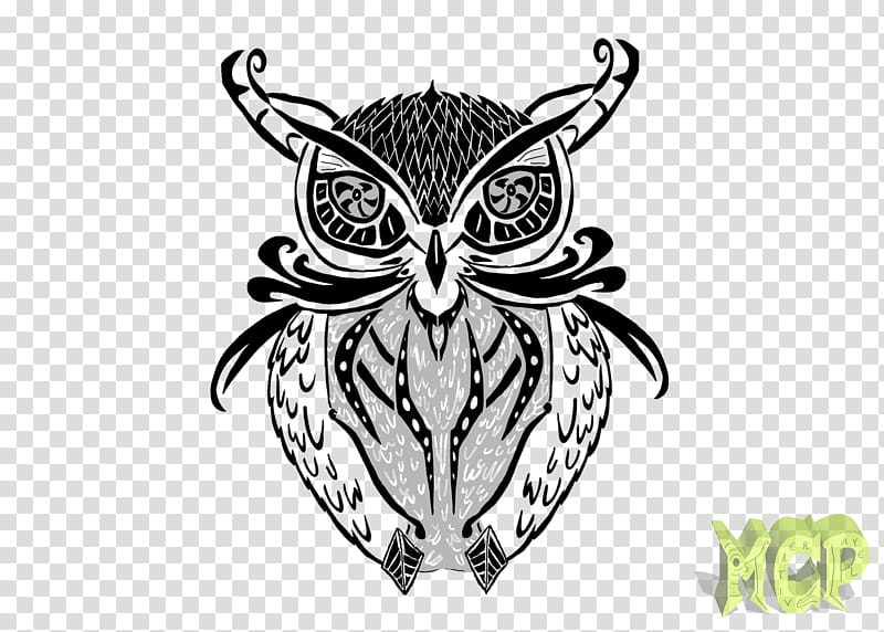 Owl Tattoo Bird Art Drawing, owls transparent background PNG clipart