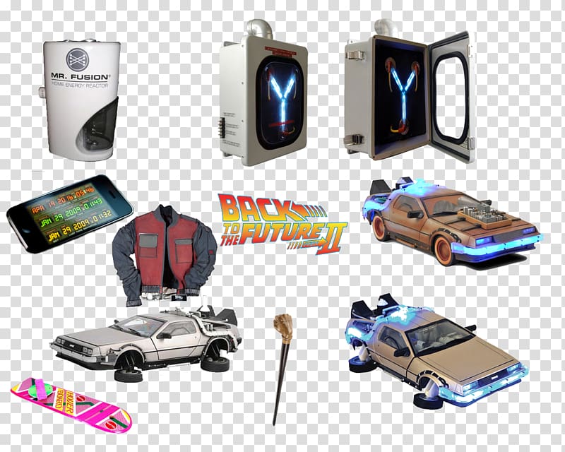 Dr. Emmett Brown DeLorean DMC-12 Back to the Future DeLorean time machine Computer Icons, in the future transparent background PNG clipart