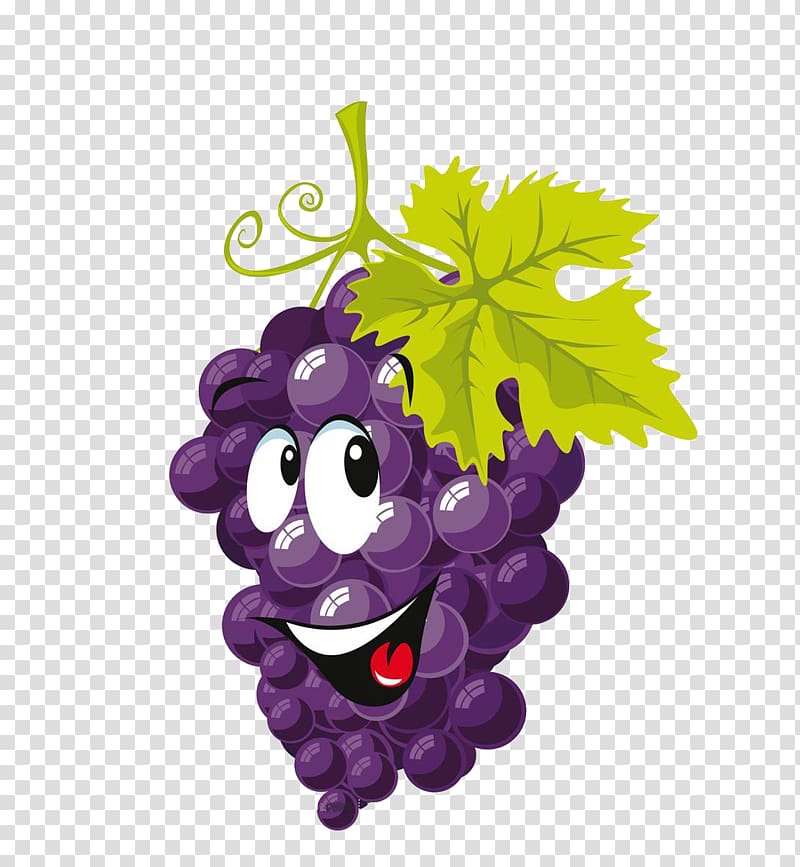 Wine Must Grape Cartoon , cartoon grapes transparent background PNG clipart