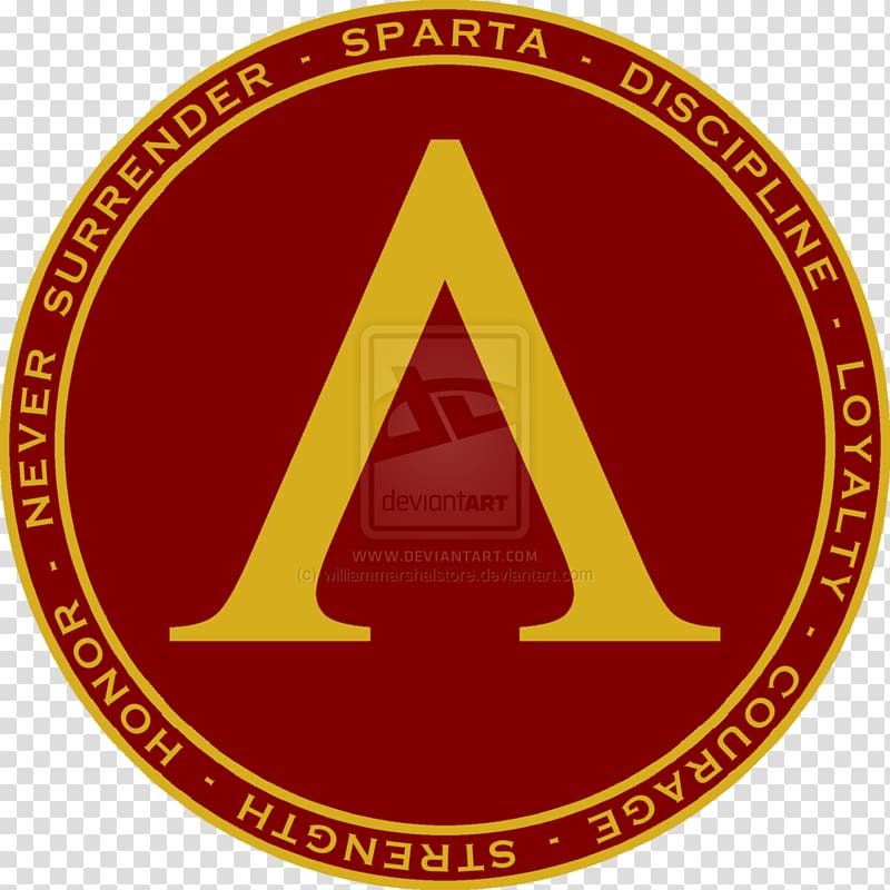 Spartan army Shield Aspis Molon labe, Gold Seal transparent background PNG clipart