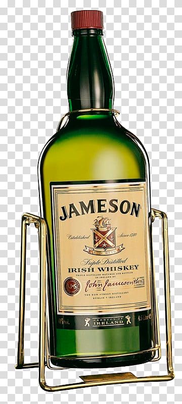 Jameson Irish Whiskey Blended whiskey Scotch whisky, drink transparent background PNG clipart
