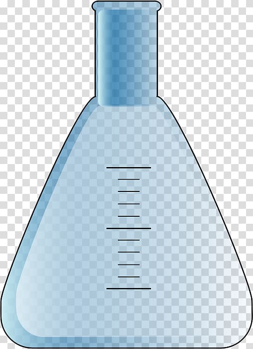 Erlenmeyer flask Laboratory Flasks Round-bottom flask Chemistry Cone, flask transparent background PNG clipart